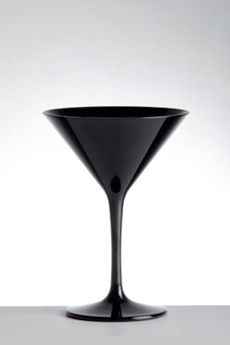 Бокал для мартини, Martini черный 230 мл.