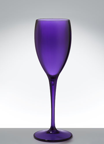 Бокал для шампанского, Flute фиолеовый прозрачный 170 мл.