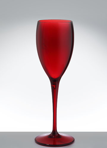 Бокал для шампанского, Flute красный прозрачный 170 мл.