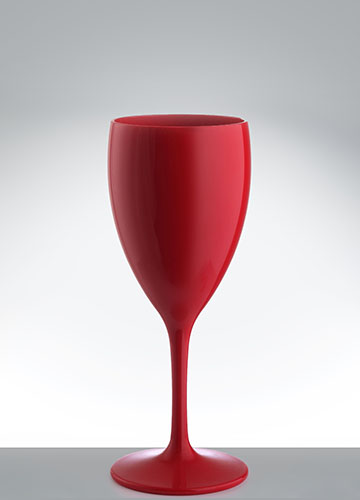 Бокал для вина, Vino бордовый 340 мл.