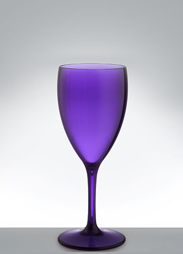 Бокал для вина, Vino фиолетовый прозрачный 340 мл.