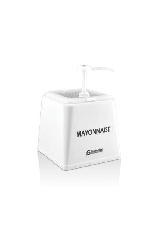 Диспенсер для майонеза Mayonnaise Dispenser- Double Pomp, белый 2500 мл.