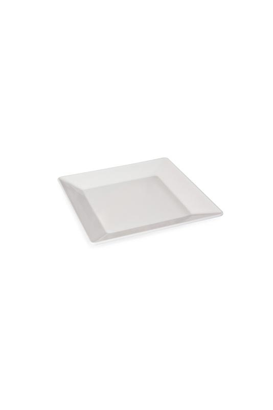 тарелка квадратная белая (размер 18см*18см) Белый