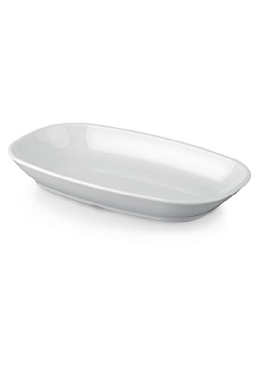 Тарелка Oval Plate 24 cm, РС   вес 150гр белый